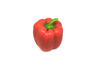 Bell pepper with water drop