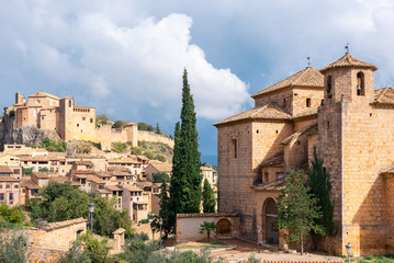 Alquezar village in Huesca province, Spain
