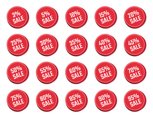 discount labels set, sale tag, offer price