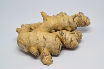 Ingwerwurzel in Nahaufnahme, mit Focus Stacking