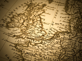 古地図　北ヨーロッパ