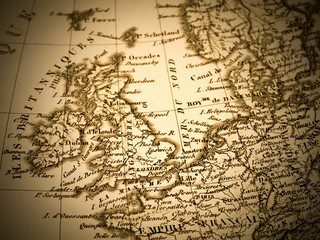 古地図　北ヨーロッパ