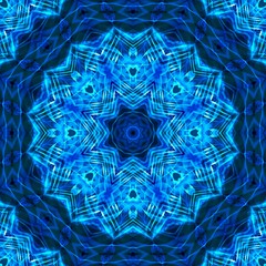 abstract digital kaleidoscope, mandala