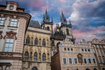 Fototapeta premium Prague under sunlight.