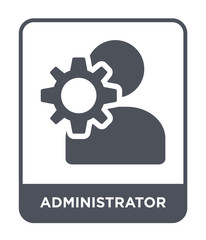 administrator icon vector