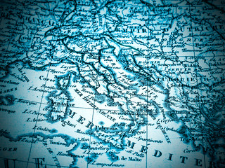 古地図　ヨーロッパ