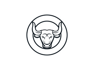 Illustration of adult bull