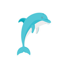 Fototapeta premium Dolphin vector illustration
