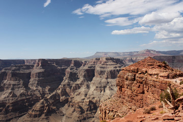 Fototapeta na wymiar endless panoramic view of grand canyon 