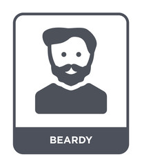 beardy icon vector