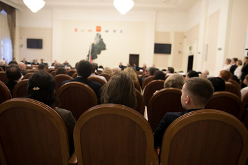 Audience in the conference hall