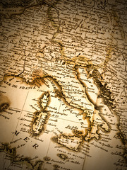 古地図　イタリア
