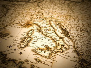古地図　イタリア