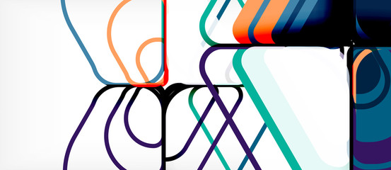 Geometric abstract background