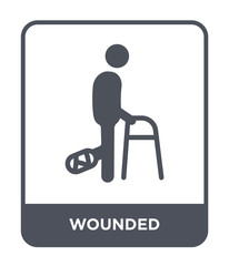 wounded icon vector