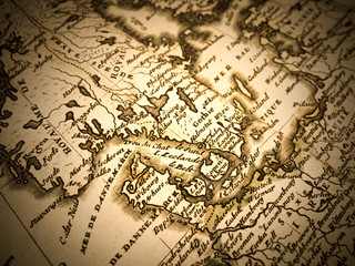 古地図　デンマーク