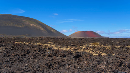 Canary islands lanzarote volcano lava outdoor nature day