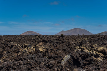 Canary islands lanzarote volcano lava outdoor nature day