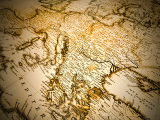 古地図　バルカン半島