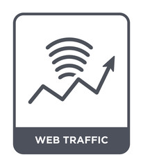 web traffic icon vector