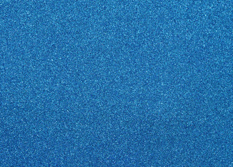 Texture of blue glitter paper