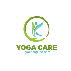 yoga care logo designs