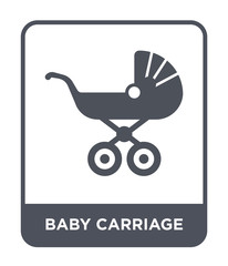 baby carriage icon vector