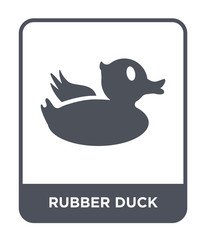 rubber duck icon vector