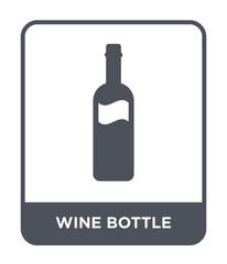 wine bottle icon vector