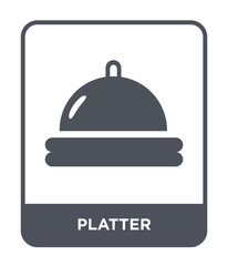platter icon vector