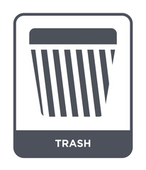 trash icon vector