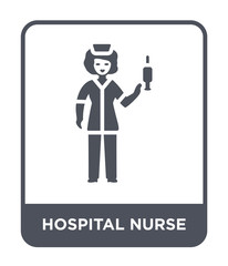 hospital nurse icon vector