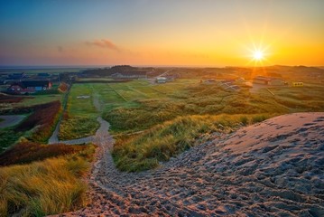 Sonnenaufgang - Ferienhäuser in Argab, Dänemark