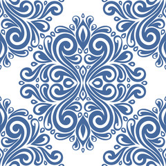 Vintage vector seamless pattern, wallpaper. Elegant classic texture. Luxury ornament. Royal, Victorian, Baroque elements. Great for fabric and textile, wallpaper, or any desired idea.