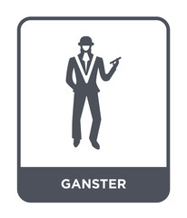 ganster icon vector