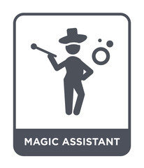 magic assistant icon vector