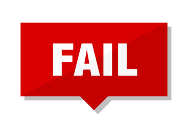 fail red tag