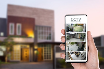 monitoring cctv via mobile phone app