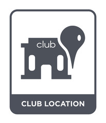 club location icon vector