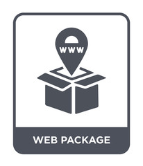 web package icon vector