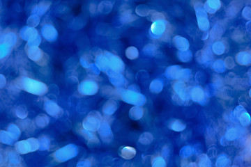 Naklejka premium Blue-blue abstract background with chaotic motion.