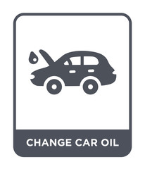 change car oil icon vector