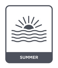 summer icon vector