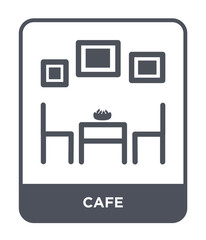 cafe icon vector