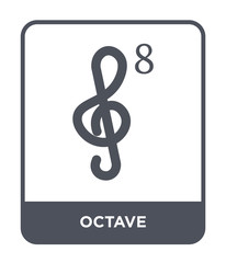 octave icon vector