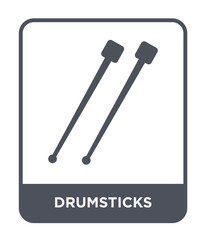 drumsticks icon vector