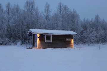 maison neige