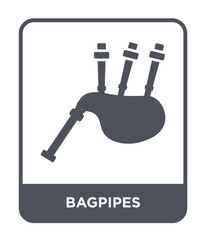 bagpipes icon vector