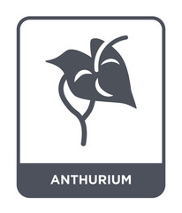 anthurium icon vector