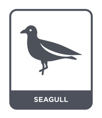 seagull icon vector